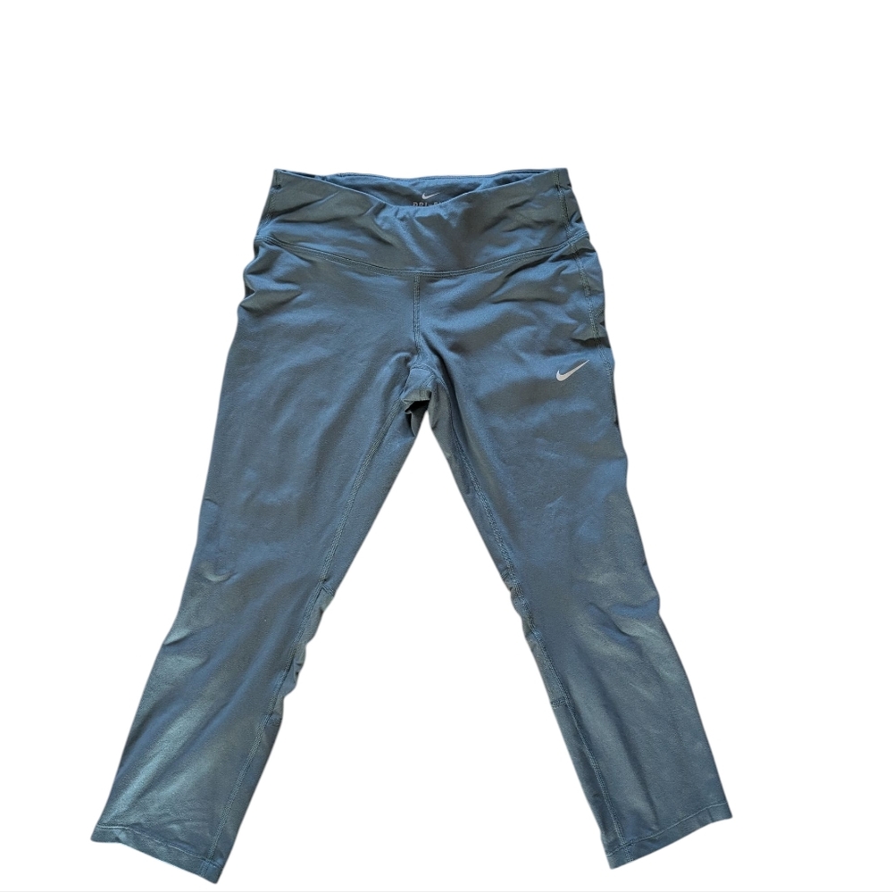 Nike‎ Dri-Fit Capri Blue Leggings Size Small